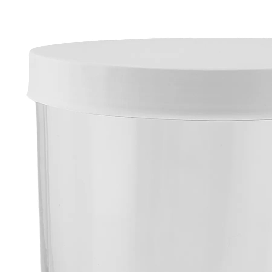 Tapa Plástica para Velas – PVC Protectora para Velas - Tamaño: M - Blanco Brillante