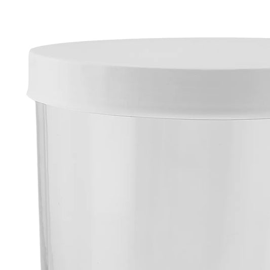 Tapa Plástica para Velas – PVC Protectora para Velas - Tamaño: M - Blanco Brillante