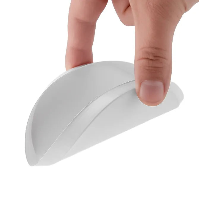 Tapa Plástica para Velas – PVC Protectora para Velas - Tamaño: M - Blanco Brillante