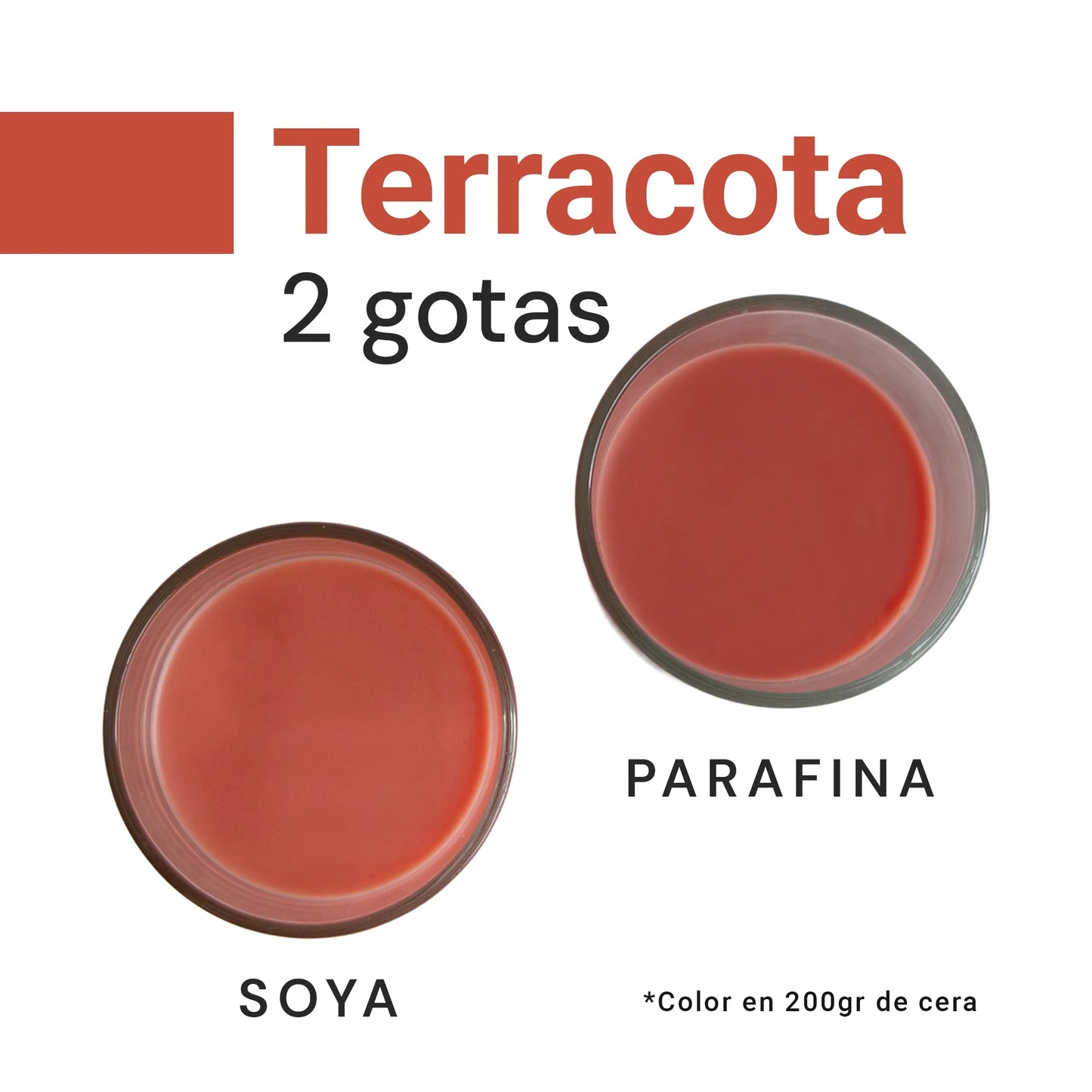 Colorante Líquido para Velas  – Ultra Concentración - Color: Terracota