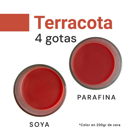 Colorante Líquido para Velas  – Ultra Concentración - Color: Terracota
