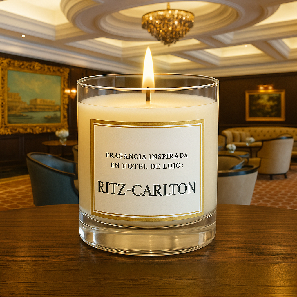 Fragancia Candle Craft - The Ritz-Carlton - Inspirada en la elegancia Hotelera Internacional