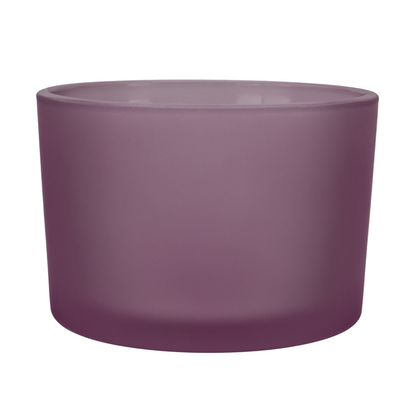 140ml - Mónaco Vaso de vidrio para velas - Morado / Fucsia