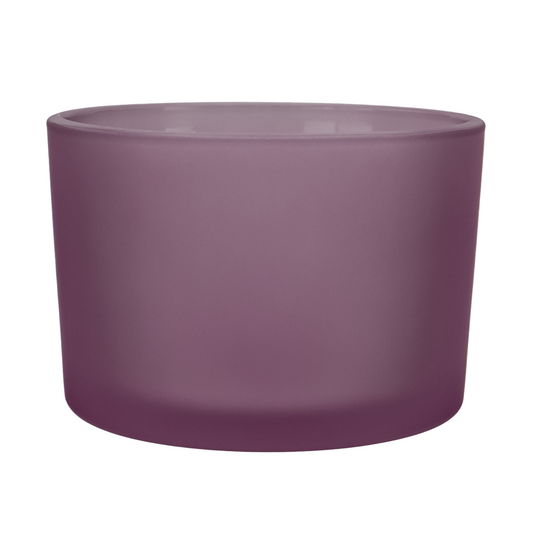 140ml - Mónaco Vaso de vidrio para velas - Morado / Fucsia