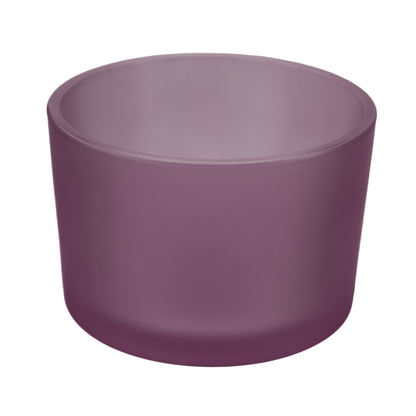 140ml - Mónaco Vaso de vidrio para velas - Morado / Fucsia