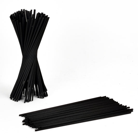 Varillas para Difusor - 25cm - Difusor Sticks - Varitas de Fibra para Difusores- Color Negro
