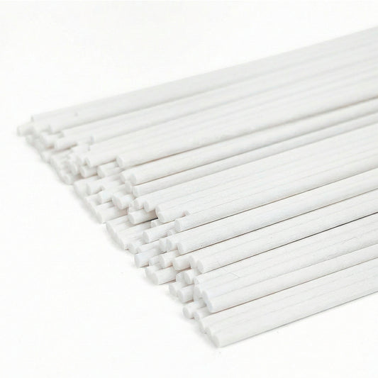 Varillas para Difusor - 25cm - Difusor Sticks - Varitas de Fibra para Difusores- Color Blanco