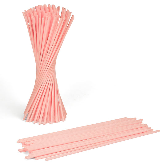 Varillas para Difusor - 25cm - Difusor Sticks - Varitas de Fibra para Difusores- Color Rosa Claro