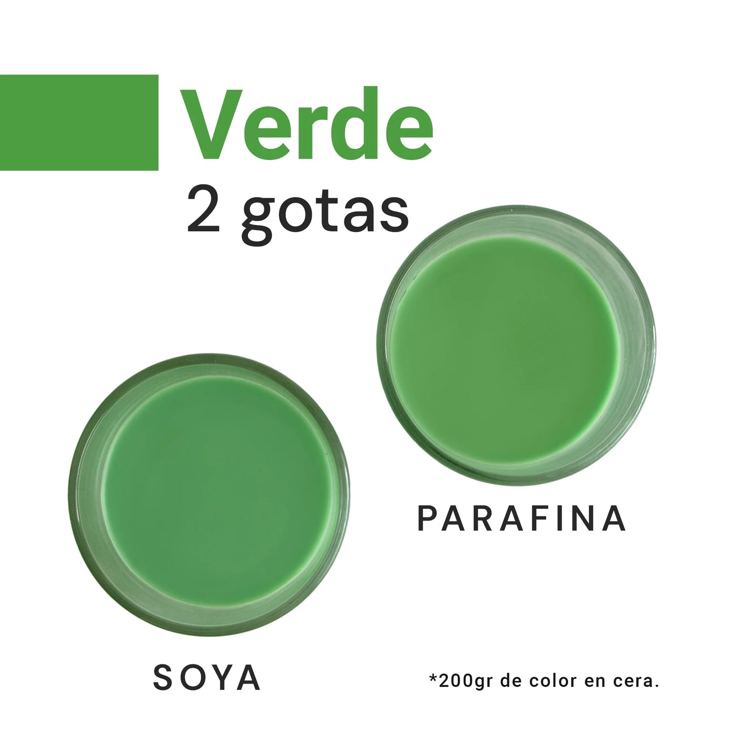 Colorante Líquido para Velas  – Ultra Concentración - Color: Verde