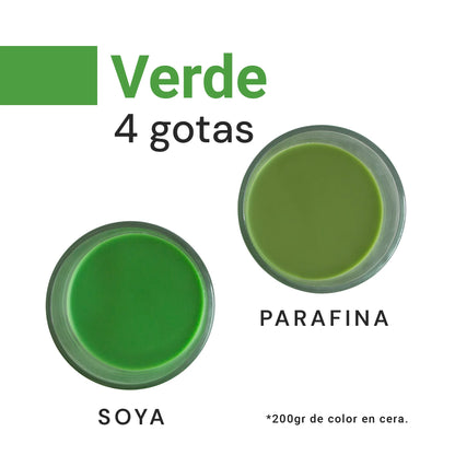 Colorante Líquido para Velas  – Ultra Concentración - Color: Verde