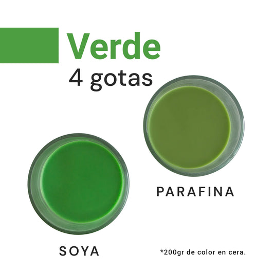 Colorante Líquido para Velas  – Ultra Concentración - Color: Verde