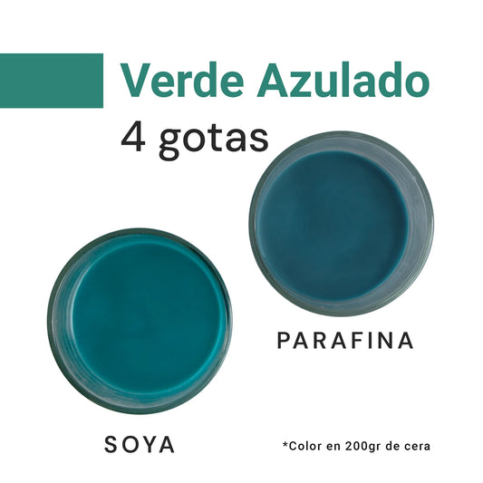Colorante Líquido para Velas  – Ultra Concentración - Color: Verde Azulado