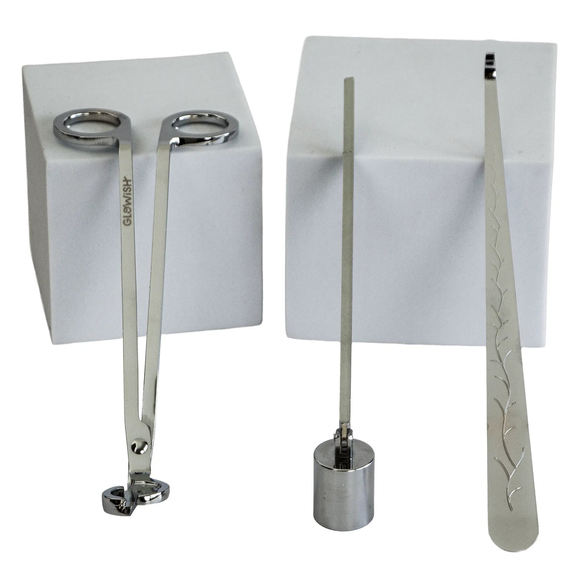 4 Apagavelas Metálicos Automáticos - Tapones Extintores Para Velas De 0.7 A 1 Pulgada, Color Dorado, Fácil Instalación