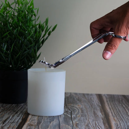 Apagavelas, Cortapabilo y Gancho de Pabilo - Kit de Herramientas para Cuidado de Velas - Plata - Candle Craft