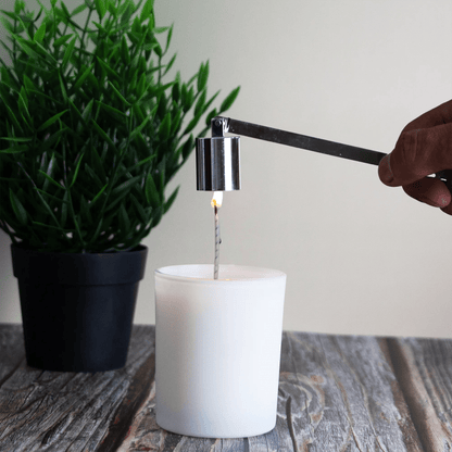 Apagavelas, Cortapabilo y Gancho de Pabilo - Kit de Herramientas para Cuidado de Velas - Plata - Candle Craft