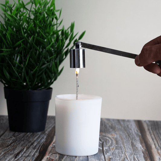 Apagavelas, Cortapabilo y Gancho de Pabilo - Kit de Herramientas para Cuidado de Velas - Plata - Candle Craft