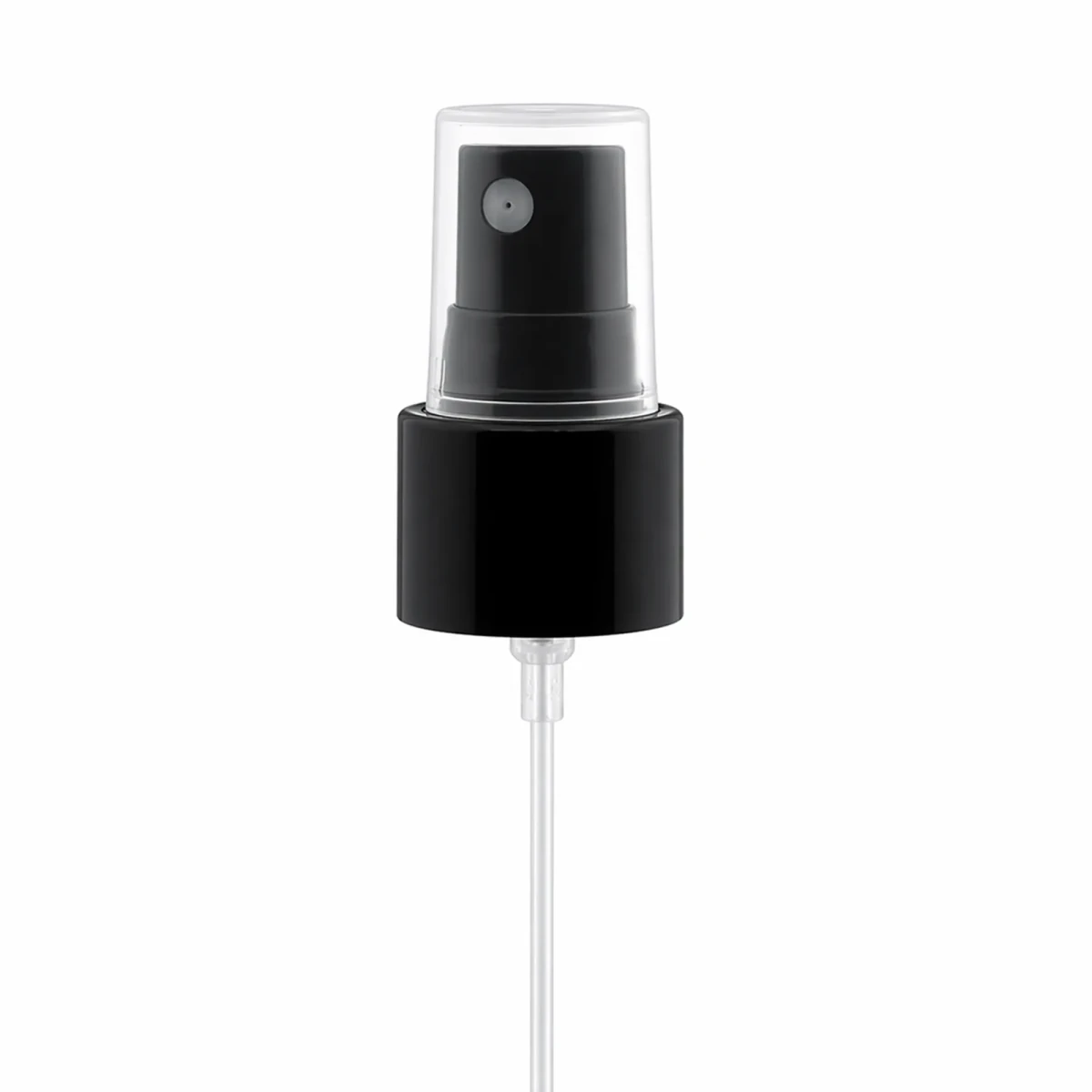 Atomizador Spray Fino con Tapa - Rosca 24/410 - Para Room Spray, Body Mist y Perfume - Negro - Candle Craft