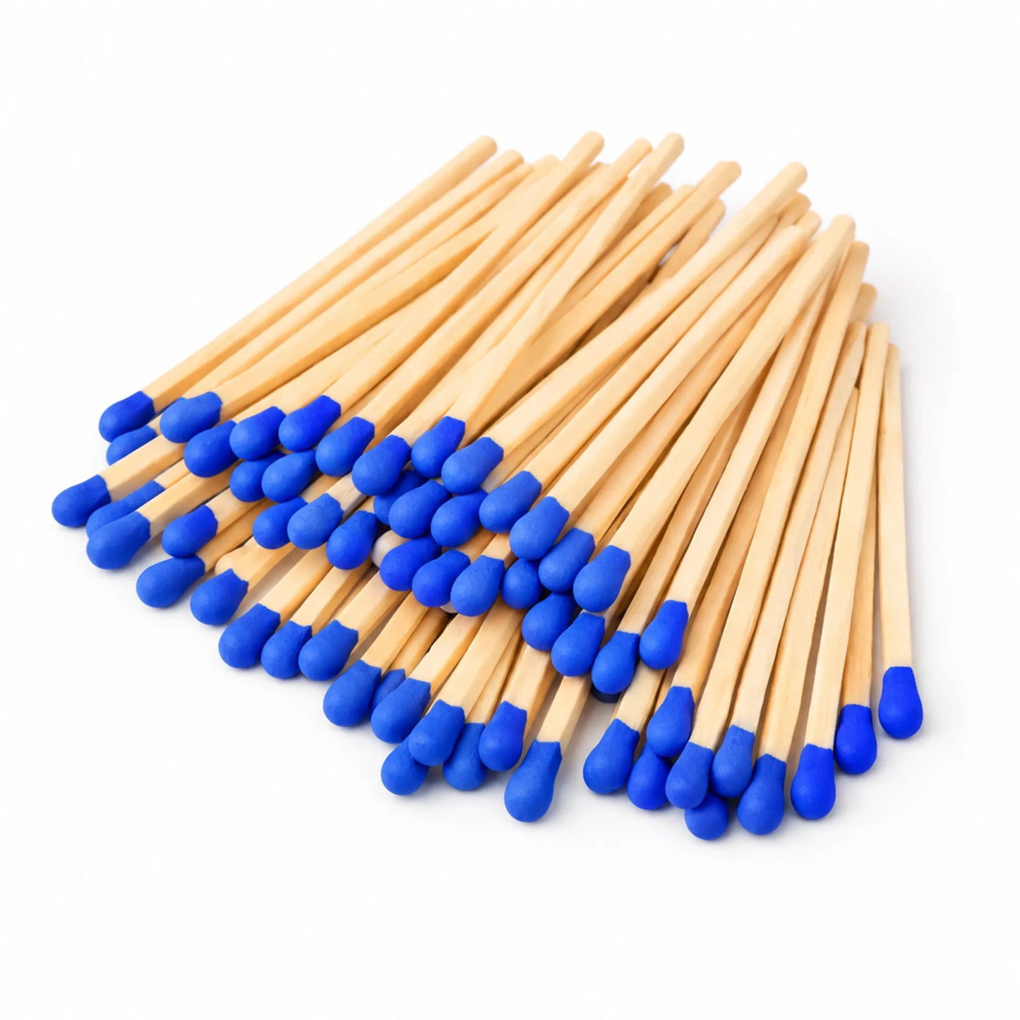 Cerillos de Colores Extra Largo de Madera para Velas - Fósforos de Madera - Azul Rey