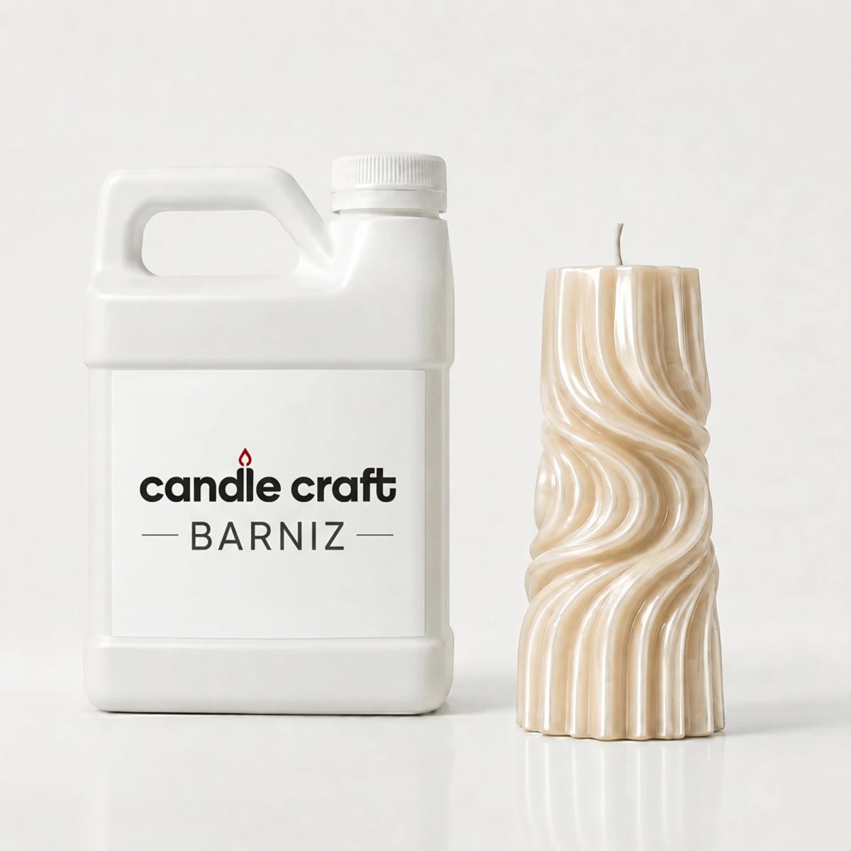 Barniz para Velas - Laca Base Agua Eco Friendly para Velas - Acabado Brillante Tipo Porcelana - Candle Craft