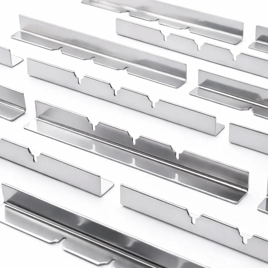 Barra Centradora Metálica para Pabilos de Madera | Centrador de Mechas para Velas con 3 Ranuras Tipo Riel - Candle Craft