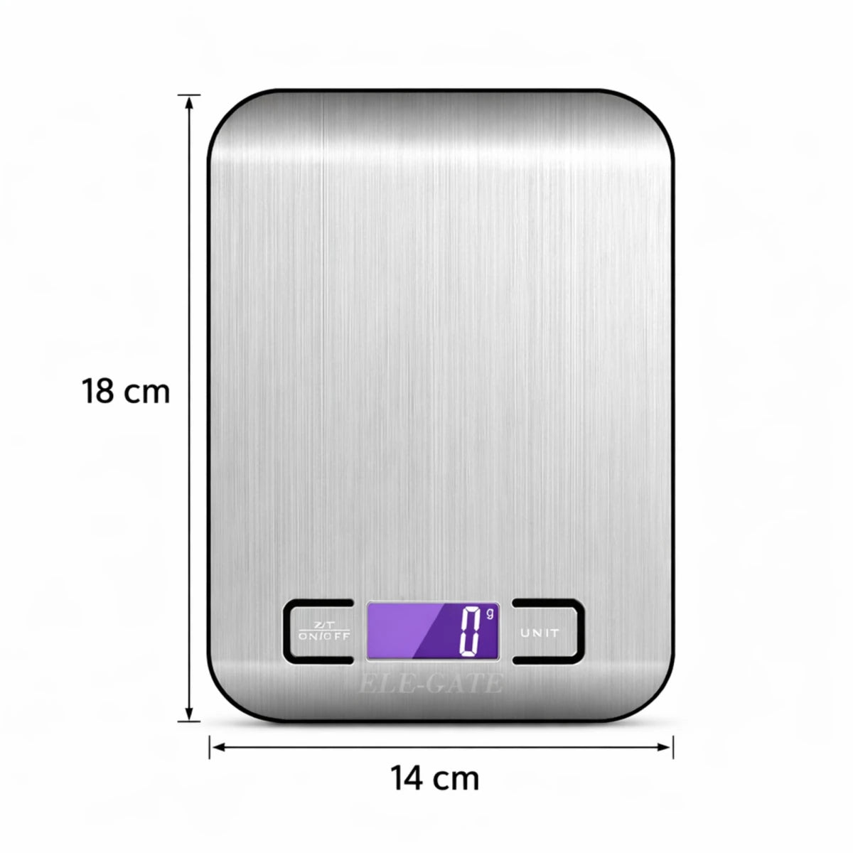 Báscula Digital - Gramera de Acero Inoxidable con Pantalla LCD - Capacidad de 10kg - Candle Craft