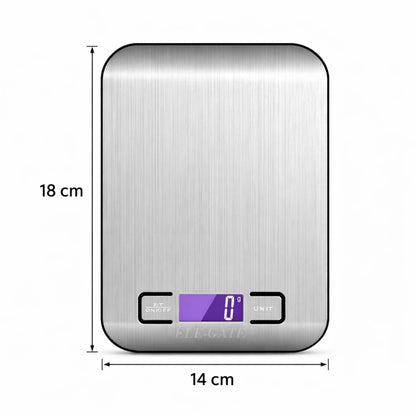 Báscula Digital - Gramera de Acero Inoxidable con Pantalla LCD - Capacidad de 10kg - Candle Craft
