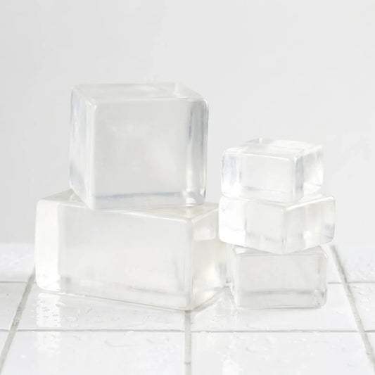 Base de Jabón de Glicerina Transparente Cristalina para hacer jabones artesanales (Melt & Pour) - Candle Craft