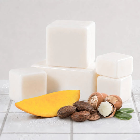 Base de Jabón Premium - Glicerina Triple Butter con Manteca de Mango, Karité y Cacao - Para Hacer Jabones Artesanales de Calidad (Melt & Pour) - Candle Craft
