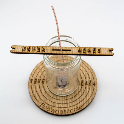 Centrador Magnético - Boowan Nicole -  Universal de Pabilos y Mechas (Wick Setter) para Velas