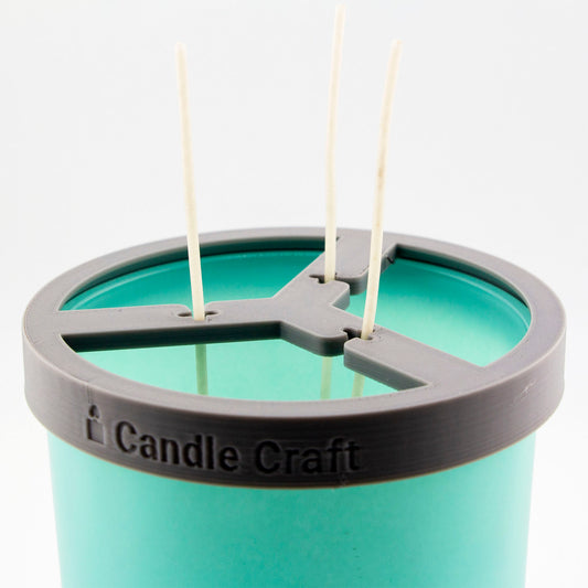 Herramienta para Centrado de Pabilos - Soporte de Mechas  (Wick Holder) - Gris- Tamaño: XL