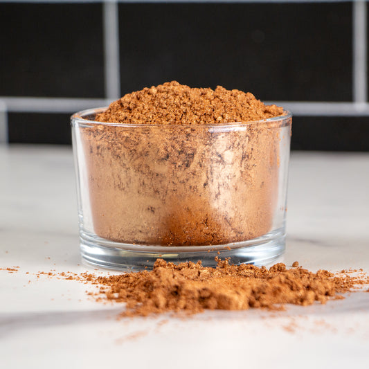 Mica Mineral Bronce para Velas Artesanales – Pigmento en Polvo con Acabado Metálico Brillante