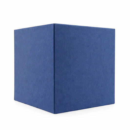 Caja Decorativa Cuadrada para Velas – Azul Marino | Grande 10x10 cm - Candle Craft