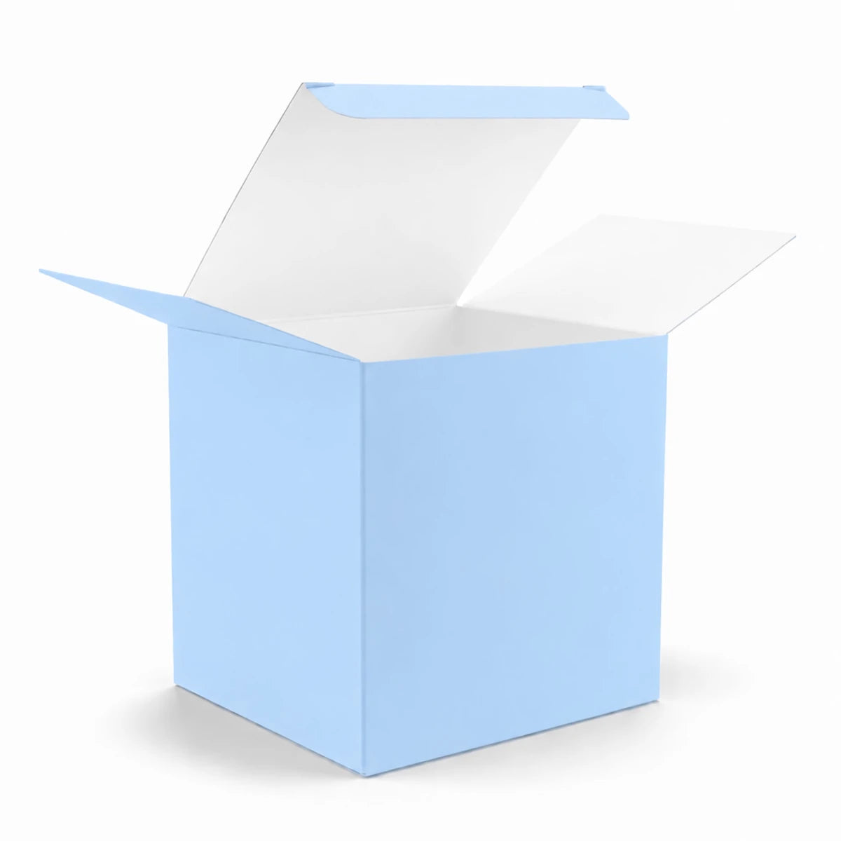 Caja Decorativa Cuadrada para Velas – Azul Pastel Claro | Extra Grande 10.5x10.5 cm - Candle Craft