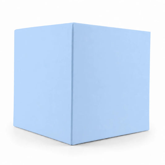 Caja Decorativa Cuadrada para Velas – Azul Pastel Claro | Extra Grande 10.5x10.5 cm - Candle Craft