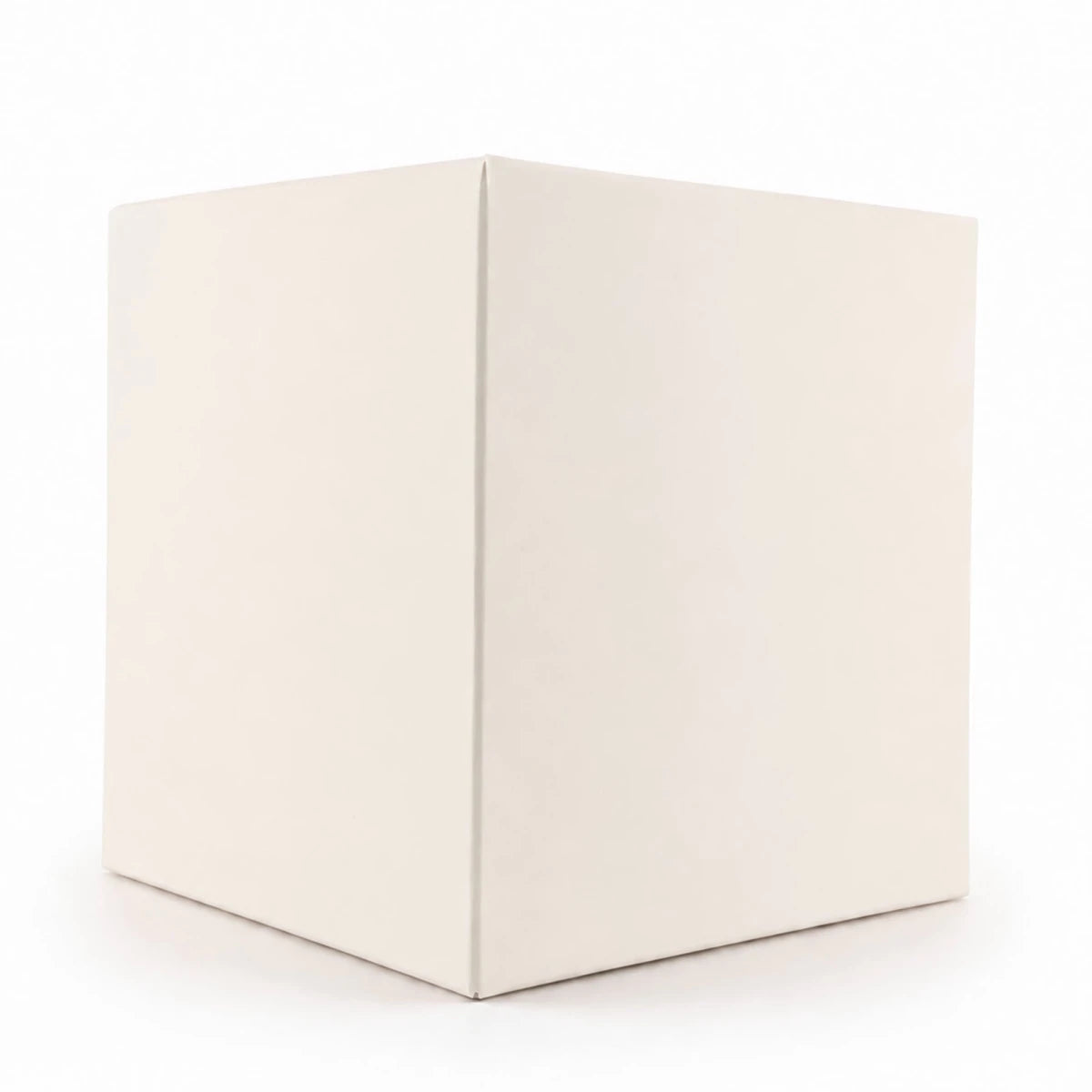 Caja Decorativa Cuadrada para Velas – Blanco | Chica 7.5x9.0 cm - Candle Craft