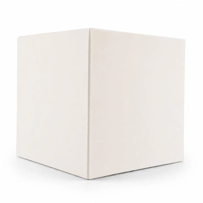 Caja Decorativa Cuadrada para Velas – Blanco | Extra Grande 10.5x10.5cm - Candle Craft