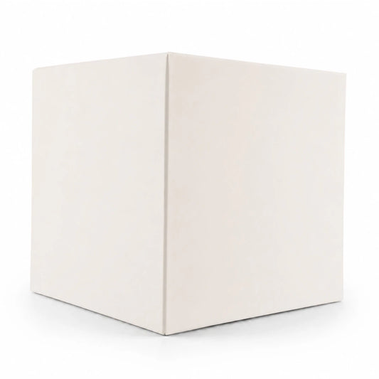 Caja Decorativa Cuadrada para Velas – Blanco | Extra Grande 10.5x10.5cm - Candle Craft