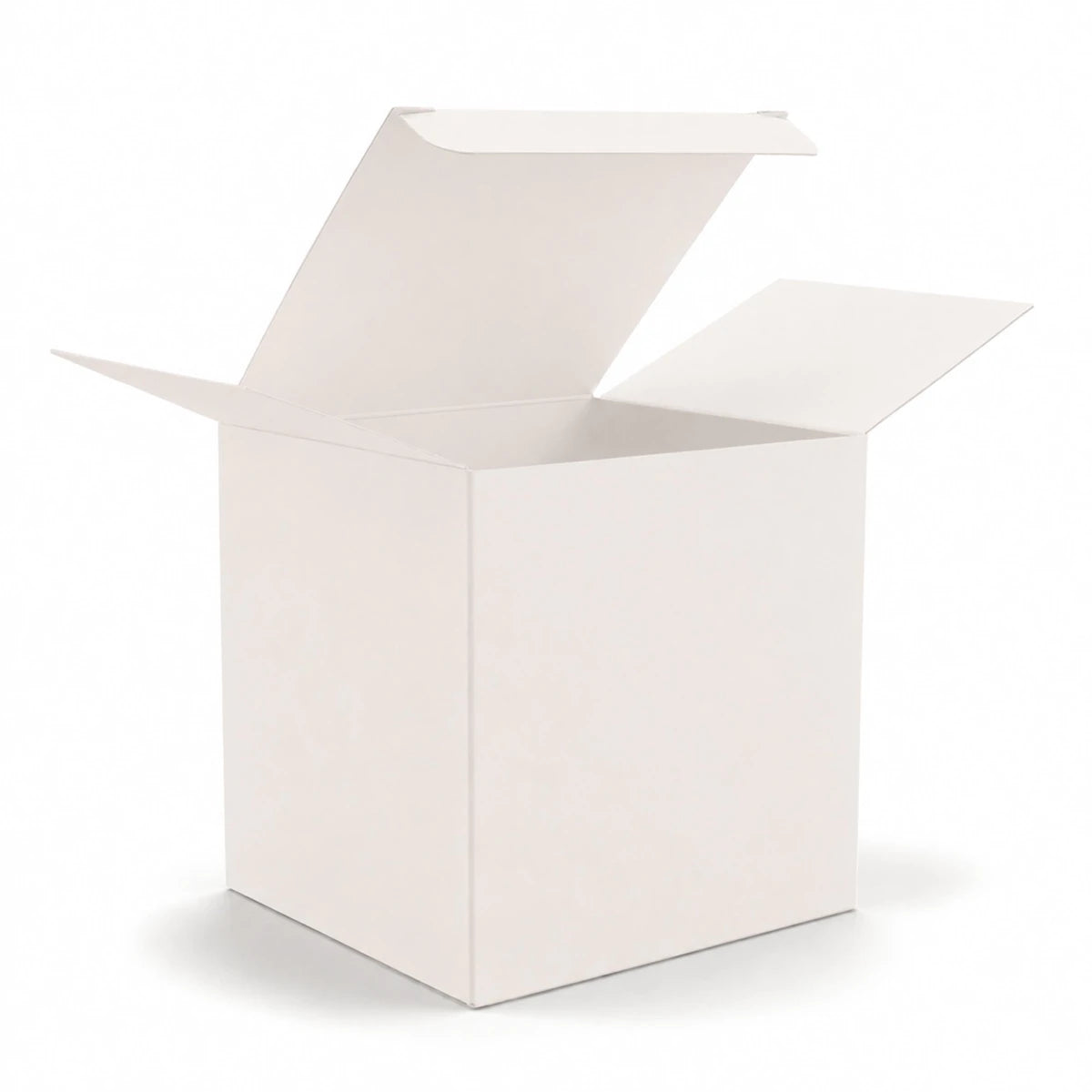 Caja Decorativa Cuadrada para Velas – Blanco | Extra Grande 10.5x10.5cm - Candle Craft