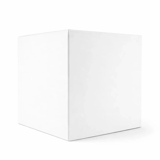 Caja Decorativa Cuadrada para Velas – Blanco | Grande 10x10 cm - Candle Craft