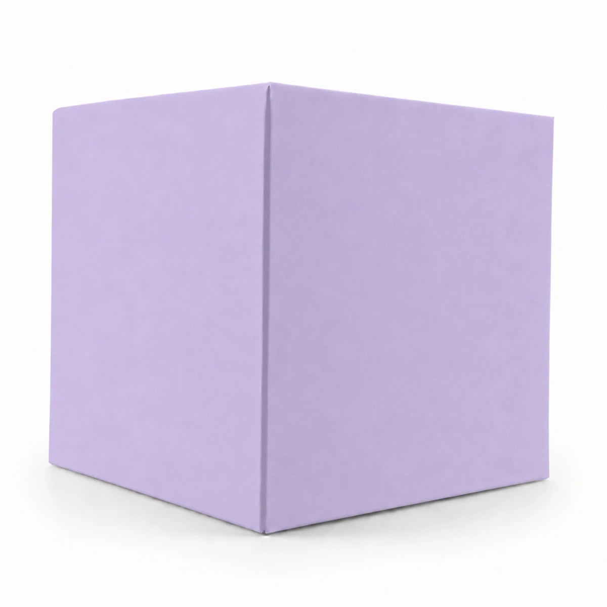 Caja Decorativa Cuadrada para Velas – Morado Pastel Lavanda | Chica 7.5x9.0 cm - Candle Craft