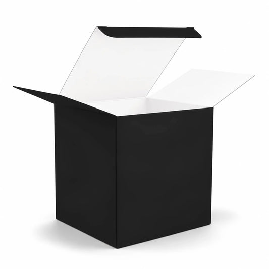 Caja Decorativa Cuadrada para Velas – Negro | Extra Grande 10.5x10.5 cm - Candle Craft