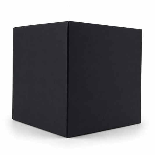 Caja Decorativa Cuadrada para Velas – Negro | Extra Grande 10.5x10.5 cm - Candle Craft