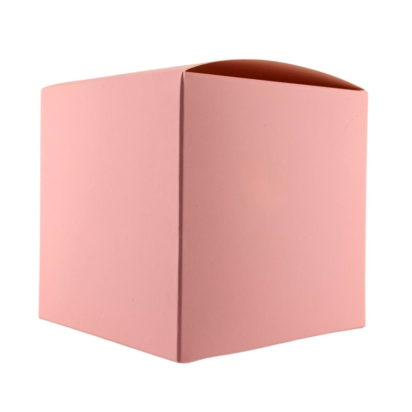 Caja Decorativa Cuadrada para Velas – Rosa | Grande 10x10 cm - Candle Craft