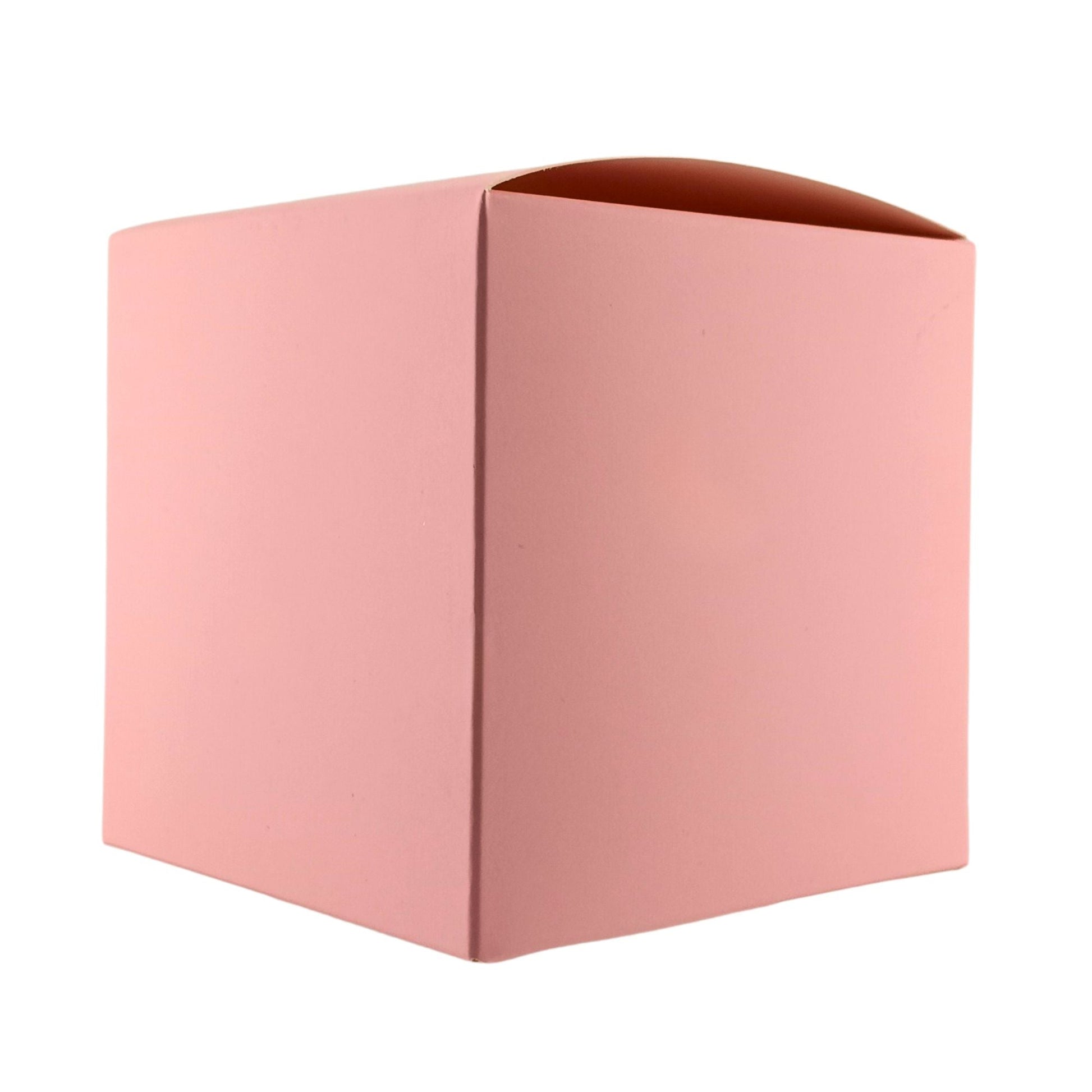Caja Decorativa Cuadrada para Velas – Rosa | Grande 10x10 cm - Candle Craft