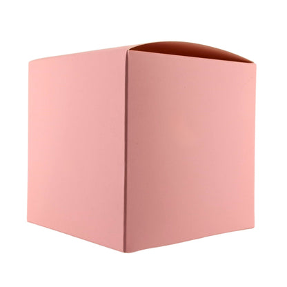 Caja Decorativa Cuadrada para Velas – Rosa | Grande 10x10 cm - Candle Craft