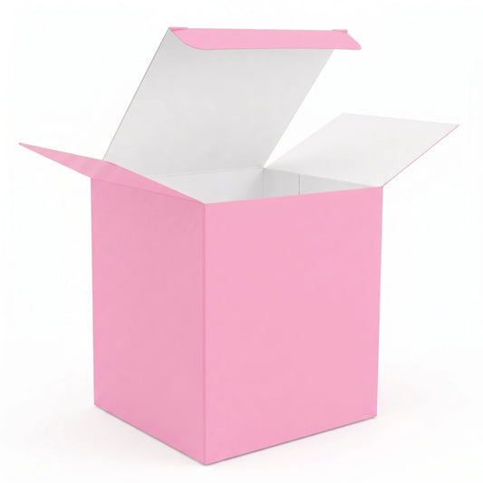 Caja Decorativa Cuadrada para Velas – Rosa Pastel | Chica 7.5x9.0 cm - Candle Craft