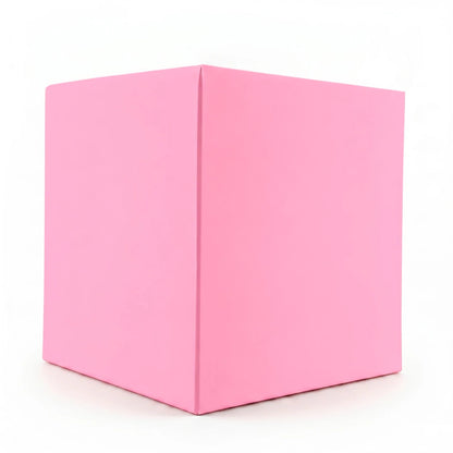Caja Decorativa Cuadrada para Velas – Rosa Pastel | Chica 7.5x9.0 cm - Candle Craft