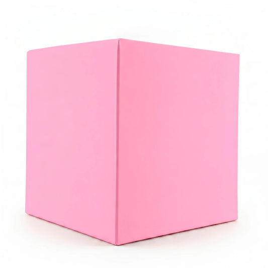 Caja Decorativa Cuadrada para Velas – Rosa Pastel | Chica 7.5x9.0 cm - Candle Craft