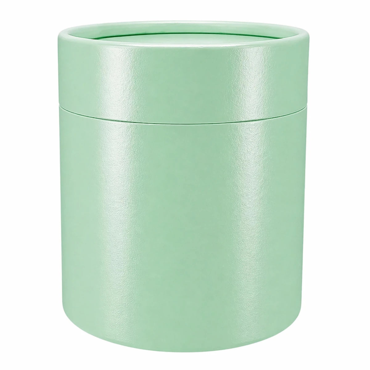 Caja Decorativa para Velas Cilíndrica / Velas Ramo de Flores – Tubo cartón rígido - Verde Menta Brillante - Grande 10x11.7. cm - Candle Craft