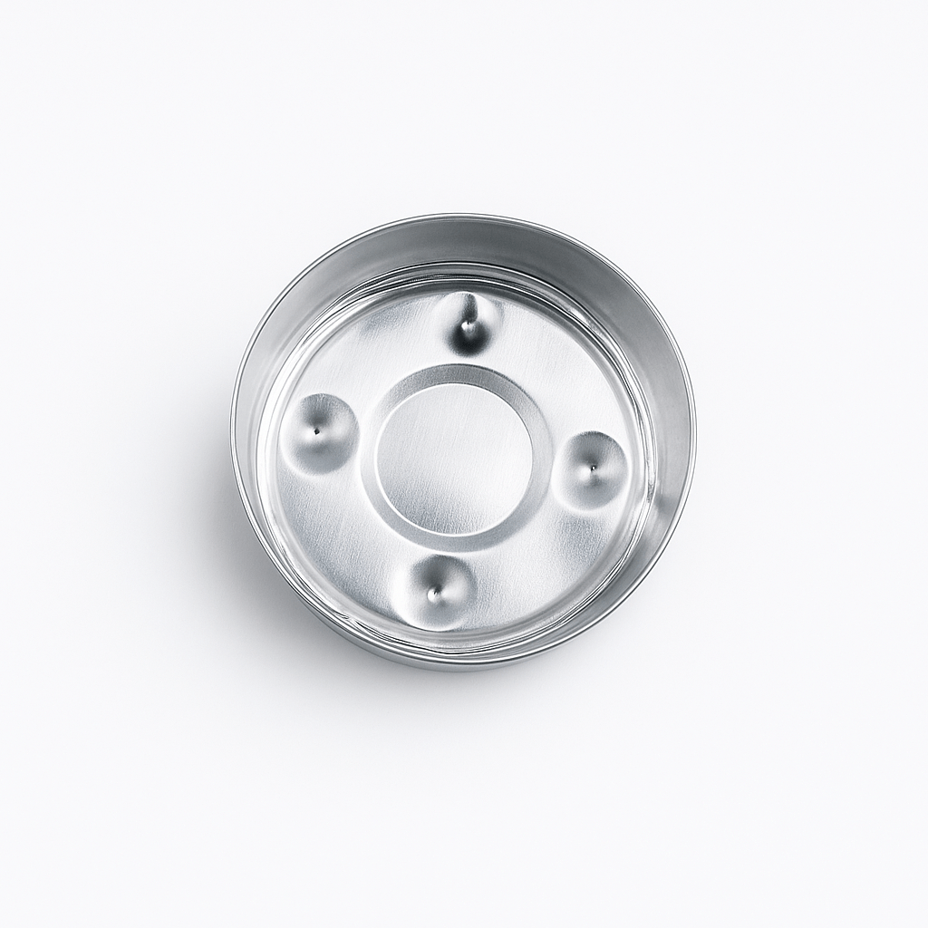 Caja - Lata de Aluminio para Velas de Té – Contenedor / Frasco para Vasos para Velas Artesanales - Candle Craft